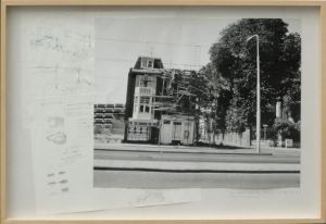 川俣正画額「Spai Project Der Heag Holland」/Tadashi Kawamata
