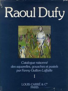 ラウル・デュフィ　水彩/ガッシュ/パステル　カタログ・レゾネ　全2冊揃　Raoul Dufy. Catalogue Raisonne Des Acquarelles, Gouaches et Pastels/Fanny Guillon-Laffaille のサムネール