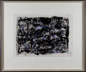 サム・フランシス版画額/Sam Francis