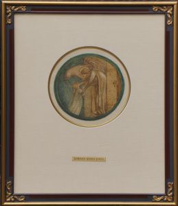 エドワード・バーン-ジョーンズ版画額「welcome to The House」/のサムネール