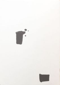 李禹煥版画額「Avec L'Espce 2」　/Lee Ufan