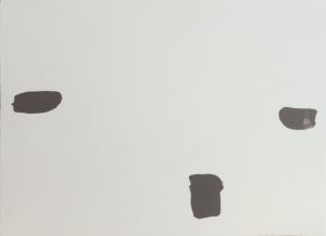 李禹煥版画額「Avec L'Espce 3」　/Lee Ufan