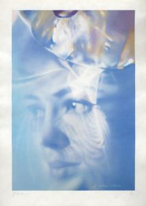 合田佐和子版画額「Untitled」/