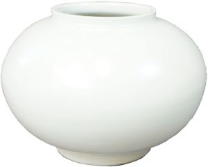 竹中浩陶器「白磁　壺」/