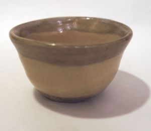 小山冨士夫陶器「酒觴　呉須刷毛」/