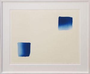 李禹煥版画額（リー・ウーファン）　/Lee Ufan