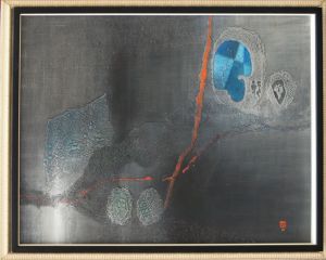 ルバダン画額「Untitled」/Lebadang