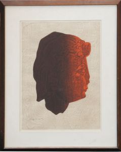 斎藤清版画額「Venus」/