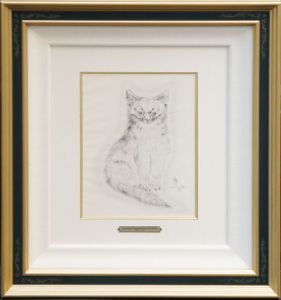 藤田嗣治版画額「メッサリーナ」/Leonard Foujita