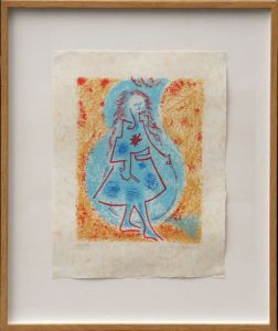 アンドレ・マッソン版画額「白亜の星」/Andre Masson