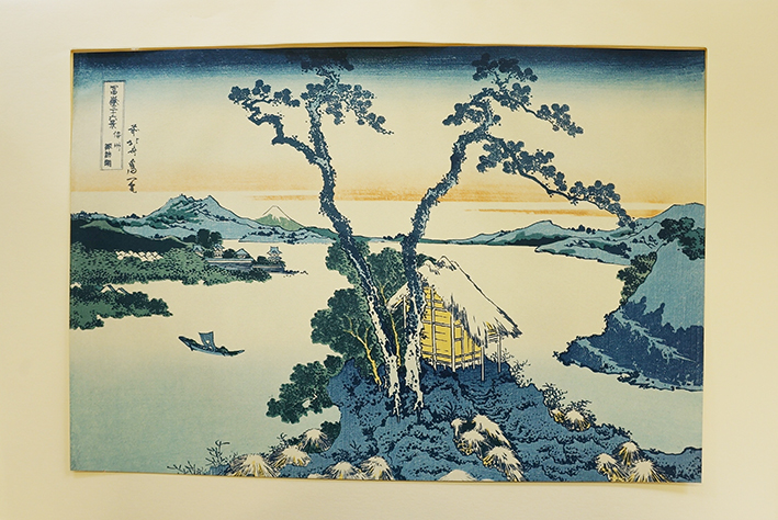 葛飾北斎木版画 富嶽三十六景 【信州諏訪湖】 / 葛飾北斎