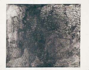 ルイーズ・ネヴェルソン版画額「The Face in the Moon」/Louise Nevelson