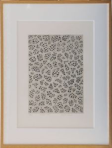 草間彌生版画額「街並み」/Yayoi Kusama