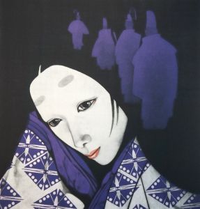 斎藤カオル　銅版画　「藤袴」/斎藤カオルのサムネール