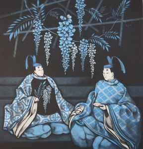 斎藤カオル　銅版画　「藤裏葉」/斎藤カオルのサムネール