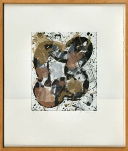 サム・フランシス版画額「Untitled」/Sam Francis