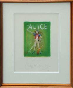 金子国義版画額「Alice」/のサムネール