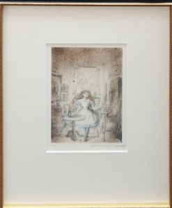 金子国義版画「Untitled」/