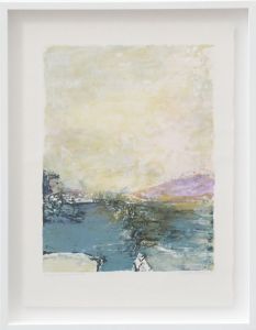 ザオ・ウーキー版画額「鹿内信隆に捧ぐ」/趙無極（Zao Wou-ki）