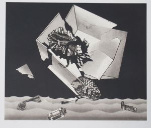 中林忠良版画「囚われる風景Ⅷ」/Tadayoshi Nakabayashiのサムネール