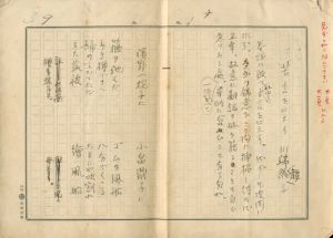 川端龍子草稿「苦言を呈す」/のサムネール