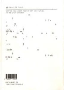 What Do You Expect from an Art Institution in the 21st Century?/Jerome Sans/Mark Sanchez