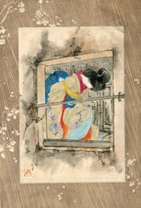 伊藤晴雨画稿「釘牢」/