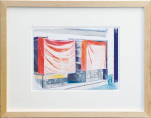 大竹伸朗画額「シエスタ、マラガ」/Shinro Ohtakeのサムネール