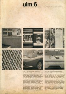 ウルム造形大学機関紙　ulm6: Zeitschrift der Hochschule fur Gestaltung/Journal of the Hochschule fur Gestaltung/Tomas Maldonado/Gui Bonsiepe/Tomas Gonda
