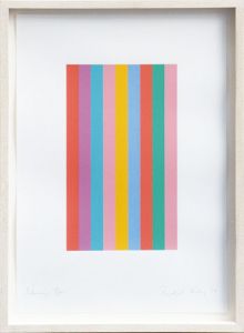 ブリジット・ライリー版画額「Sideways」/Bridget Riley