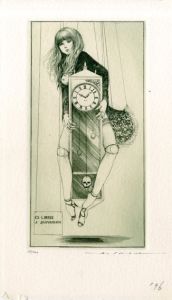 アルフォンス・イノウエ版画「蔵書票2」/Alphonse Inoue