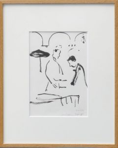 大竹伸朗画額「二人の男」/Shinro Ohtakeのサムネール