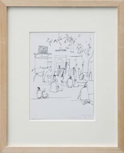 大竹伸朗画額「サッファリーン広場」/Shinro Ohtakeのサムネール