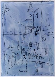 大竹伸朗画額「Tanger」/Shinro Ohtake