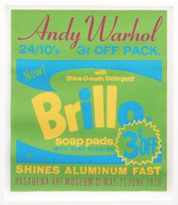 アンディ・ウォーホル版画額「Brillo」/Andy Warholのサムネール