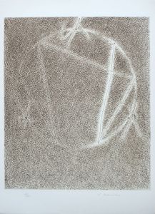 中西夏之版画額「目前のひびき B」/Natsuyuki Nakanishi