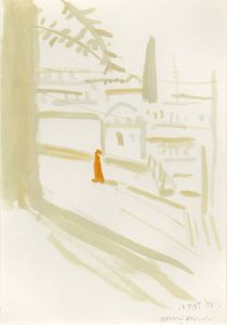 大竹伸朗画額「風景（仮）」/Shinro Ohtake