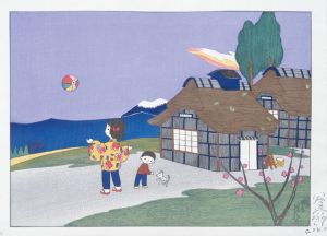 谷内六郎版画「早春」/Rokuro Taniuchi