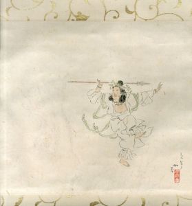 小杉放菴画幅「天の巌戸」/