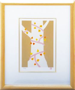 東山魁夷版画額「女は蔦で、男はこれに絡まれた樫の木だ」/Kaii Higashiyamaのサムネール