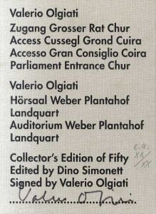 ヴァレリオ・オルジャティ　Collector’s Edition of Fifty 6冊組/Valerio Olgiati　Dino Simonett編