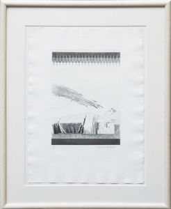 デイヴィッド・ホックニー版画額「冷たい水が王子を襲う」/David Hockneyのサムネール