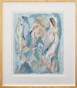 難波田龍起版画「生物的形象A」/Tatsuoki Nambata