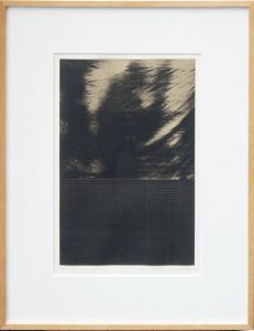 池田良二版画額「辺境の光への興味」/Ryouji Ikeda