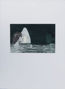 野中ユリ版画「海のナルキッソス」/Yuri Nonakaのサムネール