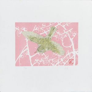 下田義寛版画「浅春」/Yoshihiro Shimoda