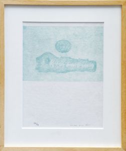 マックス・エルンスト版画額「Lewis Carrolls Wunderhorn XXXV」/Max Ernstのサムネール