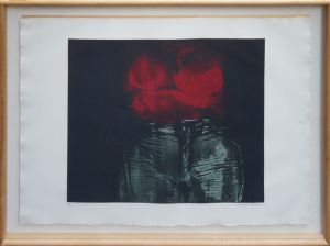 ジョージ・シーガル版画額「Girl in bright red shirt」/George Segalのサムネール
