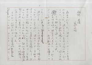 平岡正明草稿「解説　木喰」/平岡正明のサムネール