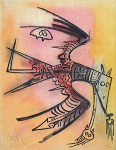 ヴィフレド・ラム版画「Pleni Luna 3」/Wifredo Lam